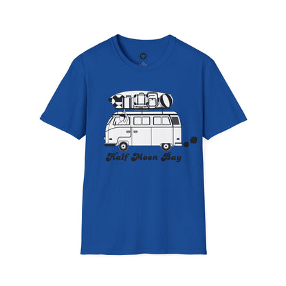 Half Moon Bay bus Unisex Softstyle T-Shirt