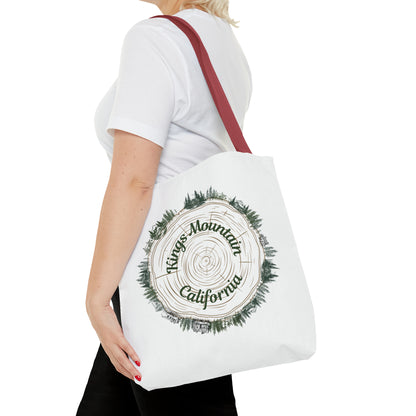 Kings Mountain Tree Cross Section Tote Bag (AOP)