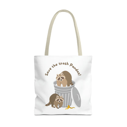 Save The Trash Pandas Tote Bag (AOP)