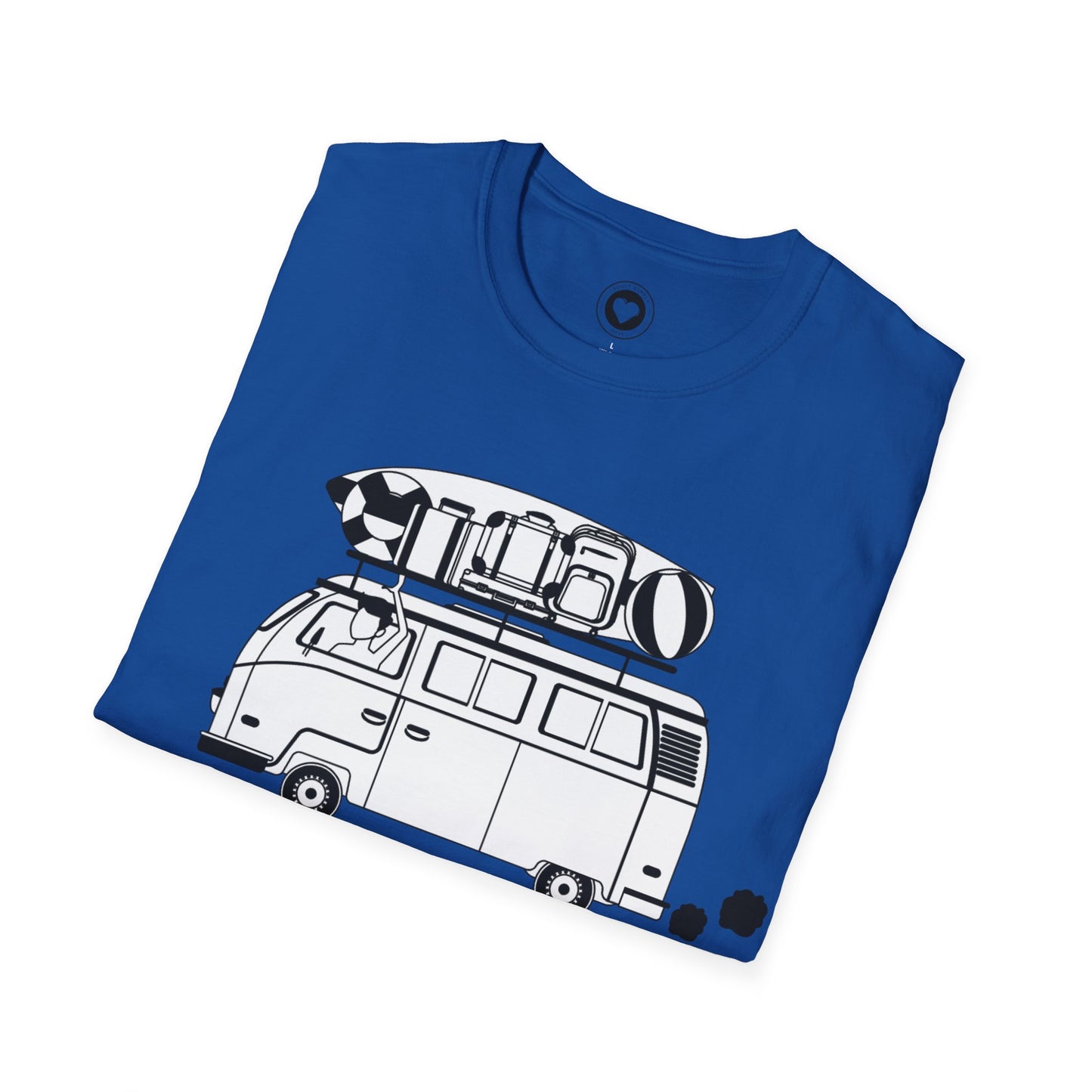 Half Moon Bay bus Unisex Softstyle T-Shirt