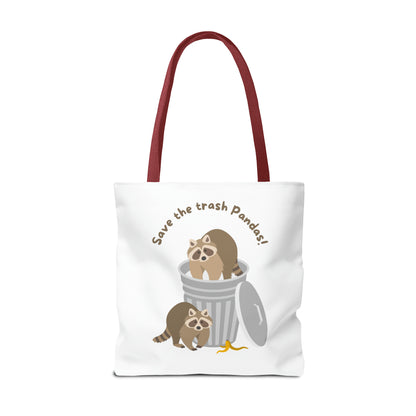 Save The Trash Pandas Tote Bag (AOP)