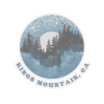 Kings Mountain. Kiss-Cut Stickers (indoor use only)