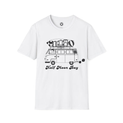 Half Moon Bay bus Unisex Softstyle T-Shirt