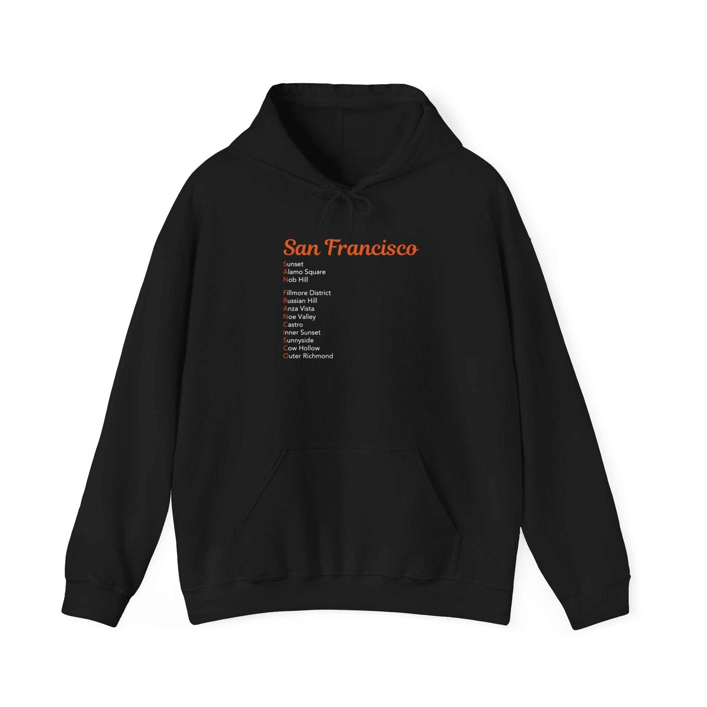 San Francisco Neighborhoods Unisex Heavy Blend™ Hooded Sweatshirt