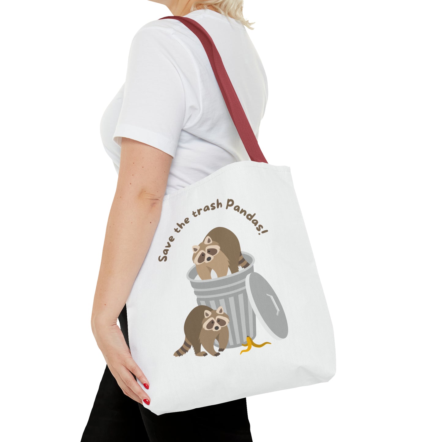 Save The Trash Pandas Tote Bag (AOP)