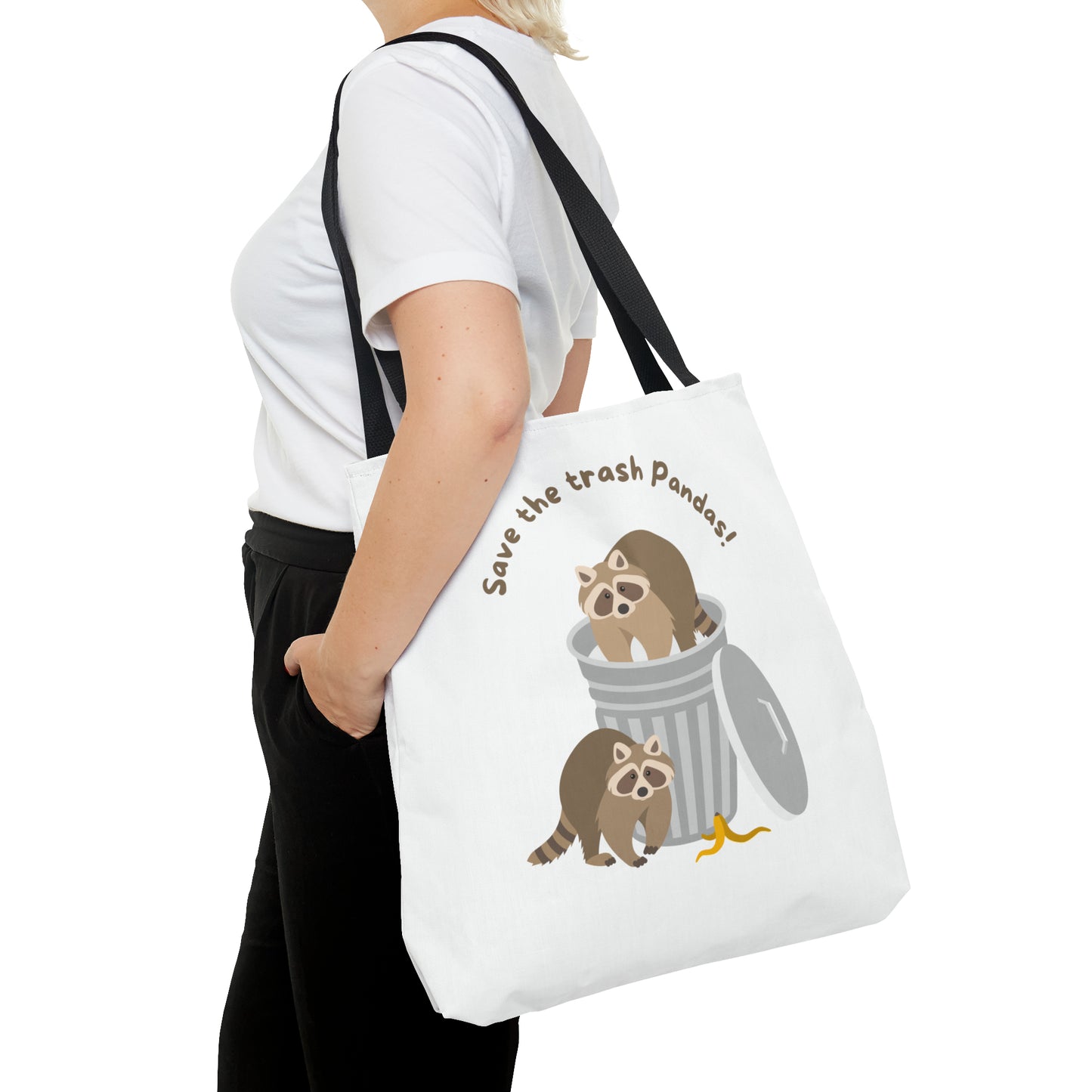 Save The Trash Pandas Tote Bag (AOP)