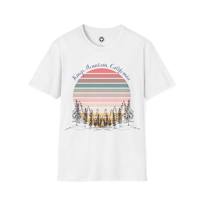 Kings Mountain Tree Sketch Unisex Softstyle T-Shirt
