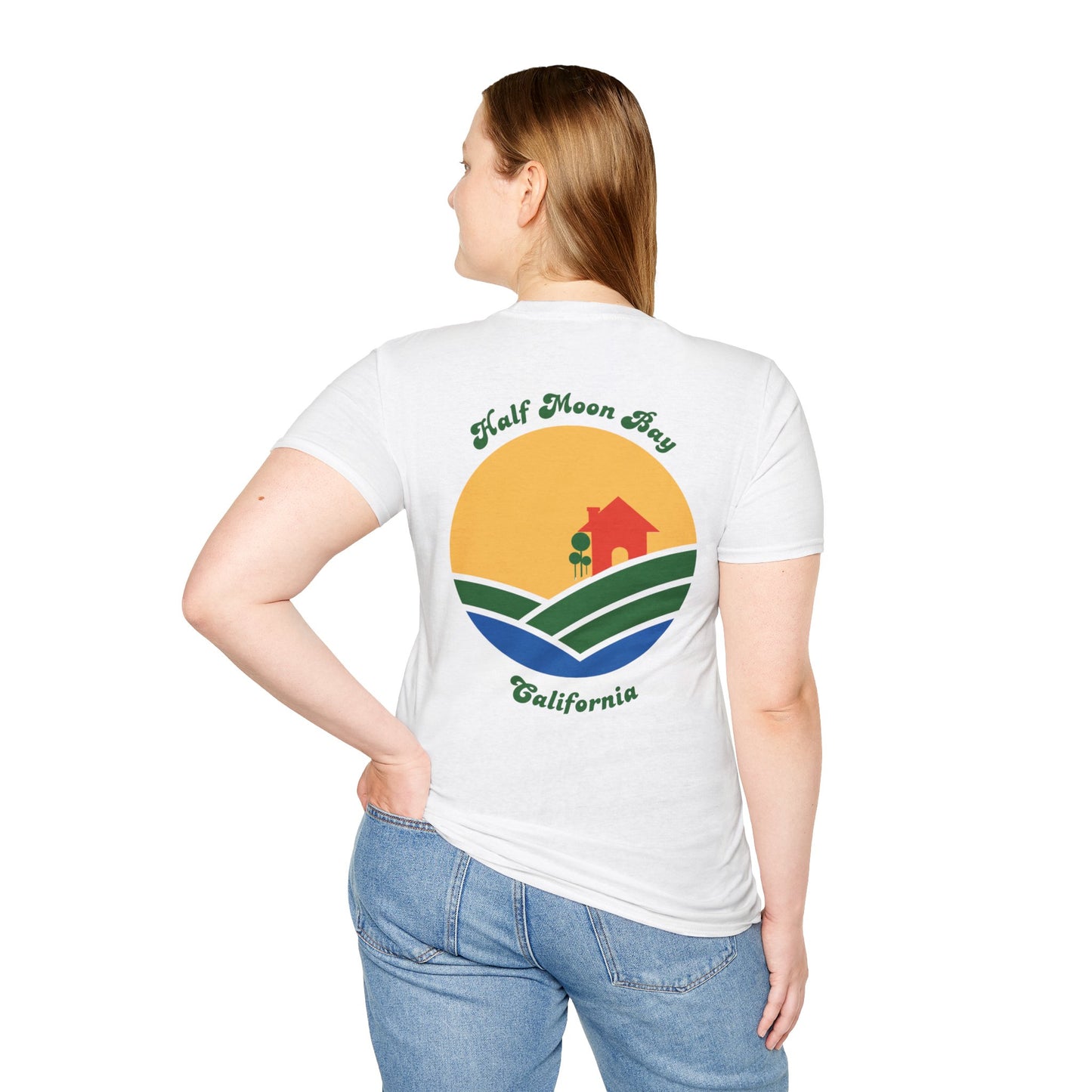 Half Moon Bay Farm Unisex Softstyle T-Shirt