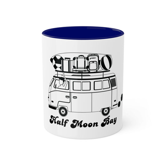 Half Moon Bay Bus Mug, 11oz