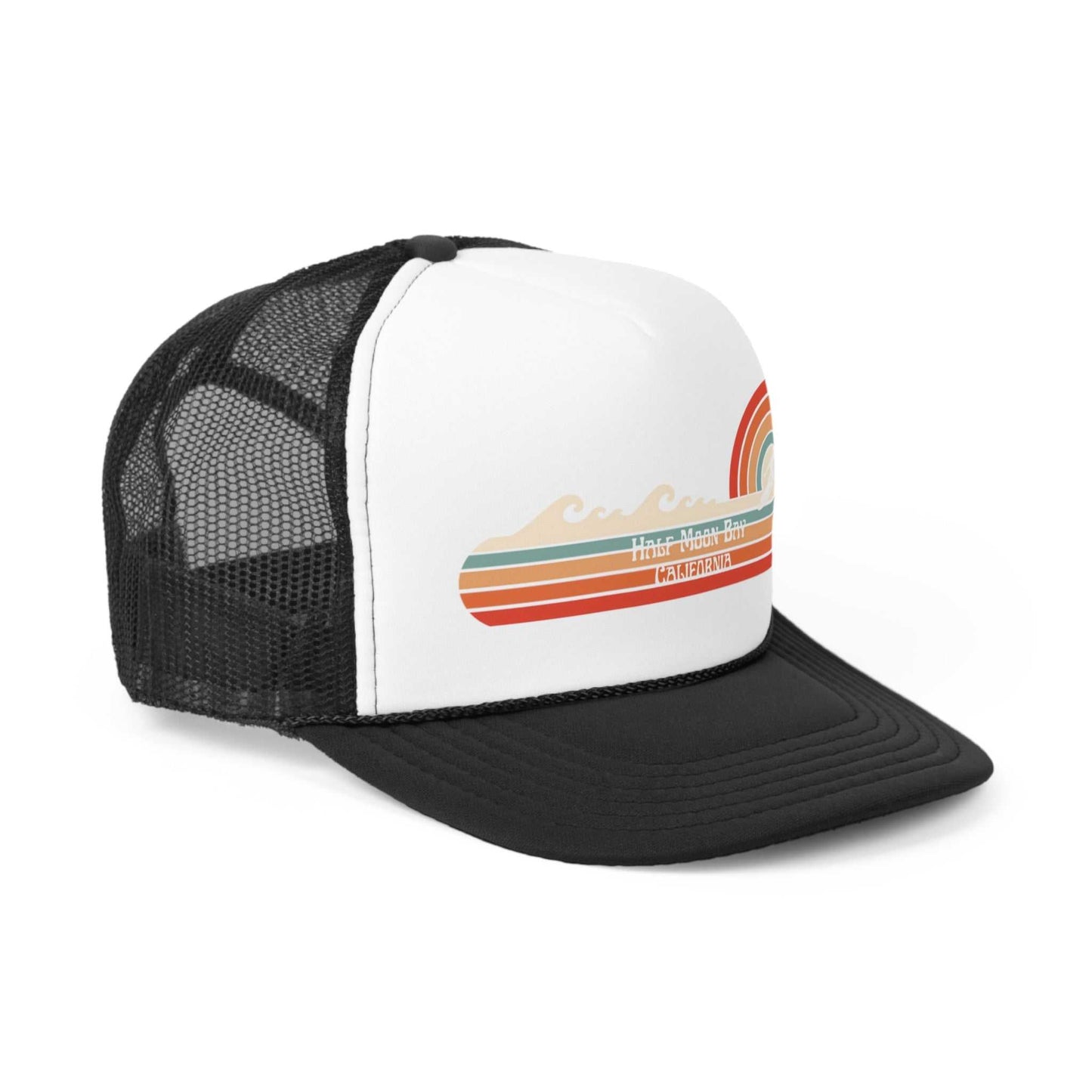 Retro Design Half Moon Bay Trucker Caps