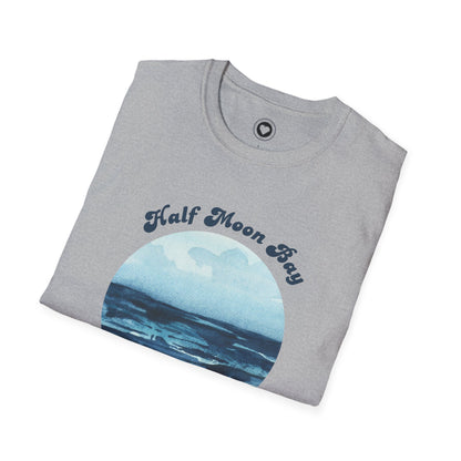 Half Moon Bay Ocean Unisex Softstyle T-Shirt