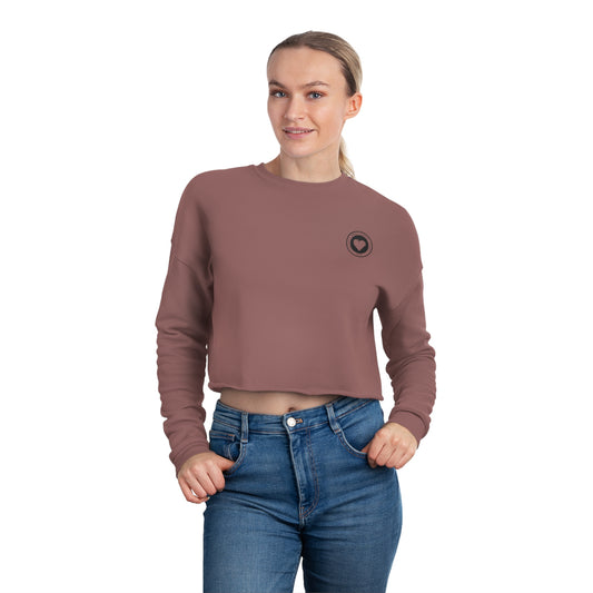 Soult Supply Mauve Women's Cropped Sweatshirt