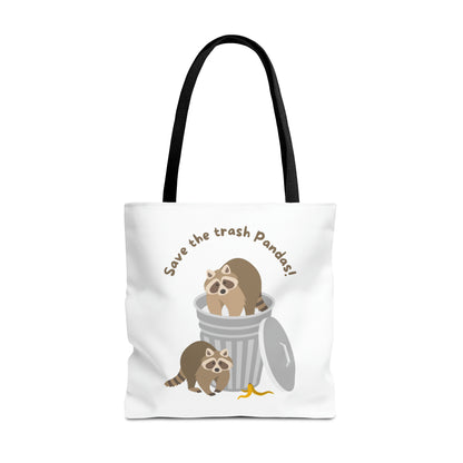 Save The Trash Pandas Tote Bag (AOP)