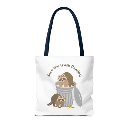 Save The Trash Pandas Tote Bag (AOP)