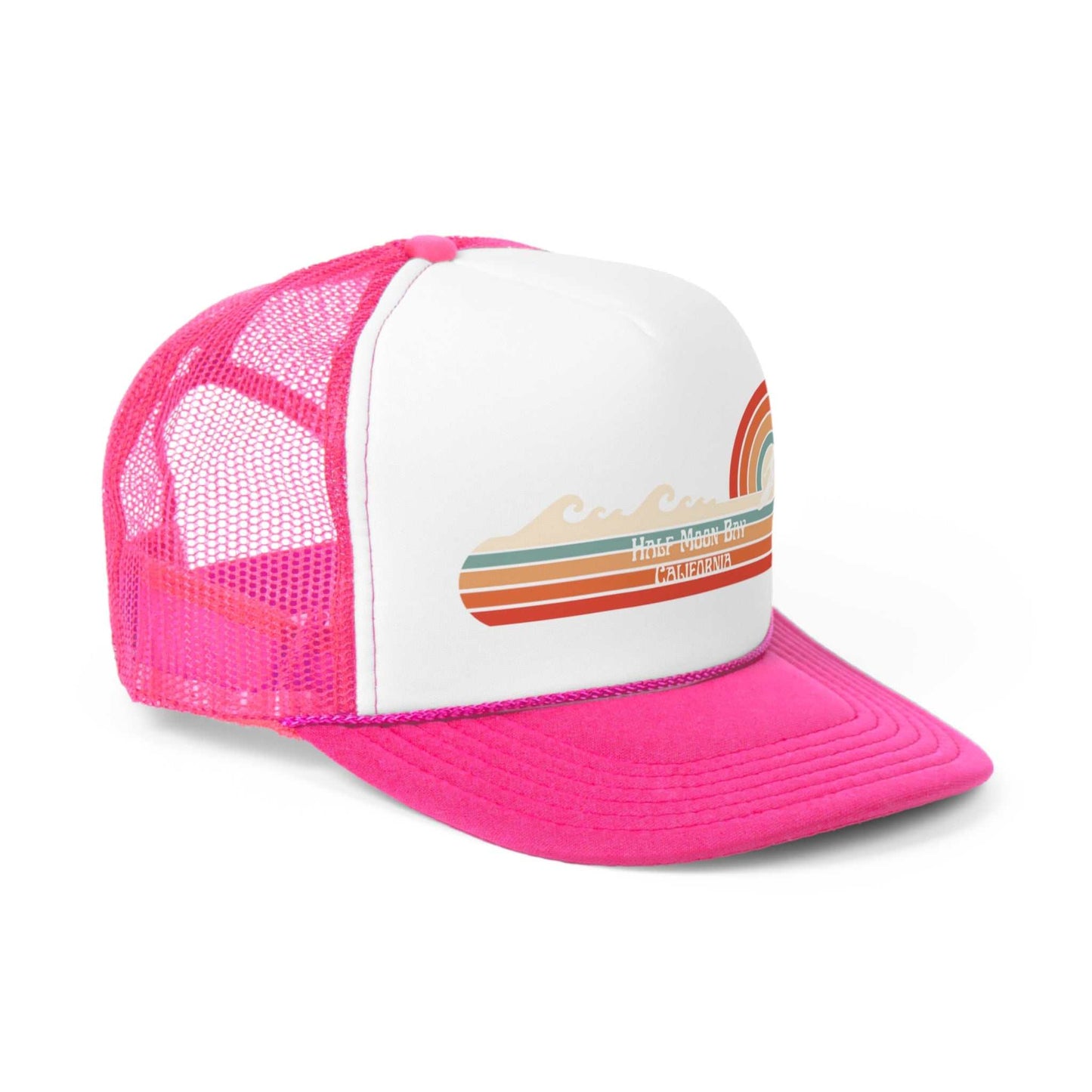 Retro Design Half Moon Bay Trucker Caps