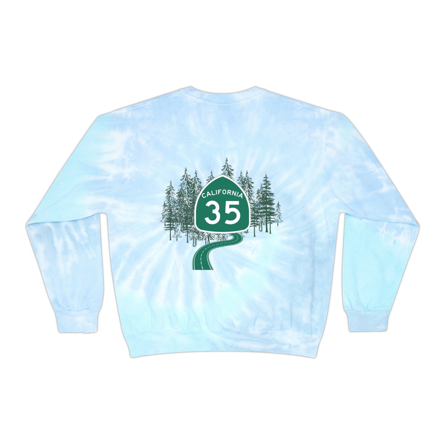 Highway 35 Unisex Tie-Dye Sweatshirt