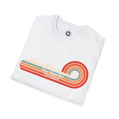 Retro Style Half Moon Bay Unisex Softstyle T-Shirt