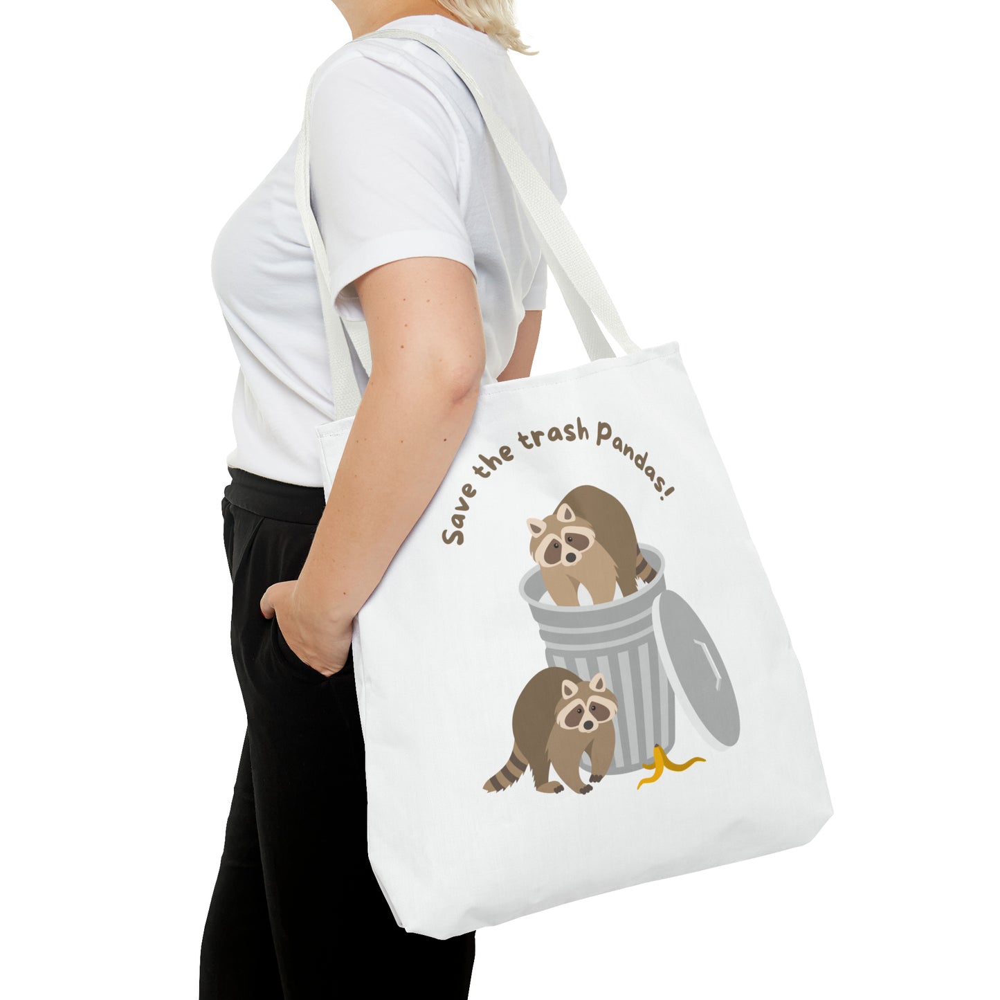 Save The Trash Pandas Tote Bag (AOP)