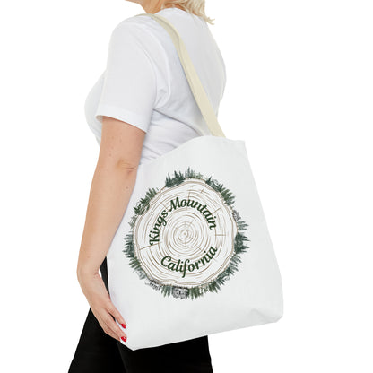 Kings Mountain Tree Cross Section Tote Bag (AOP)