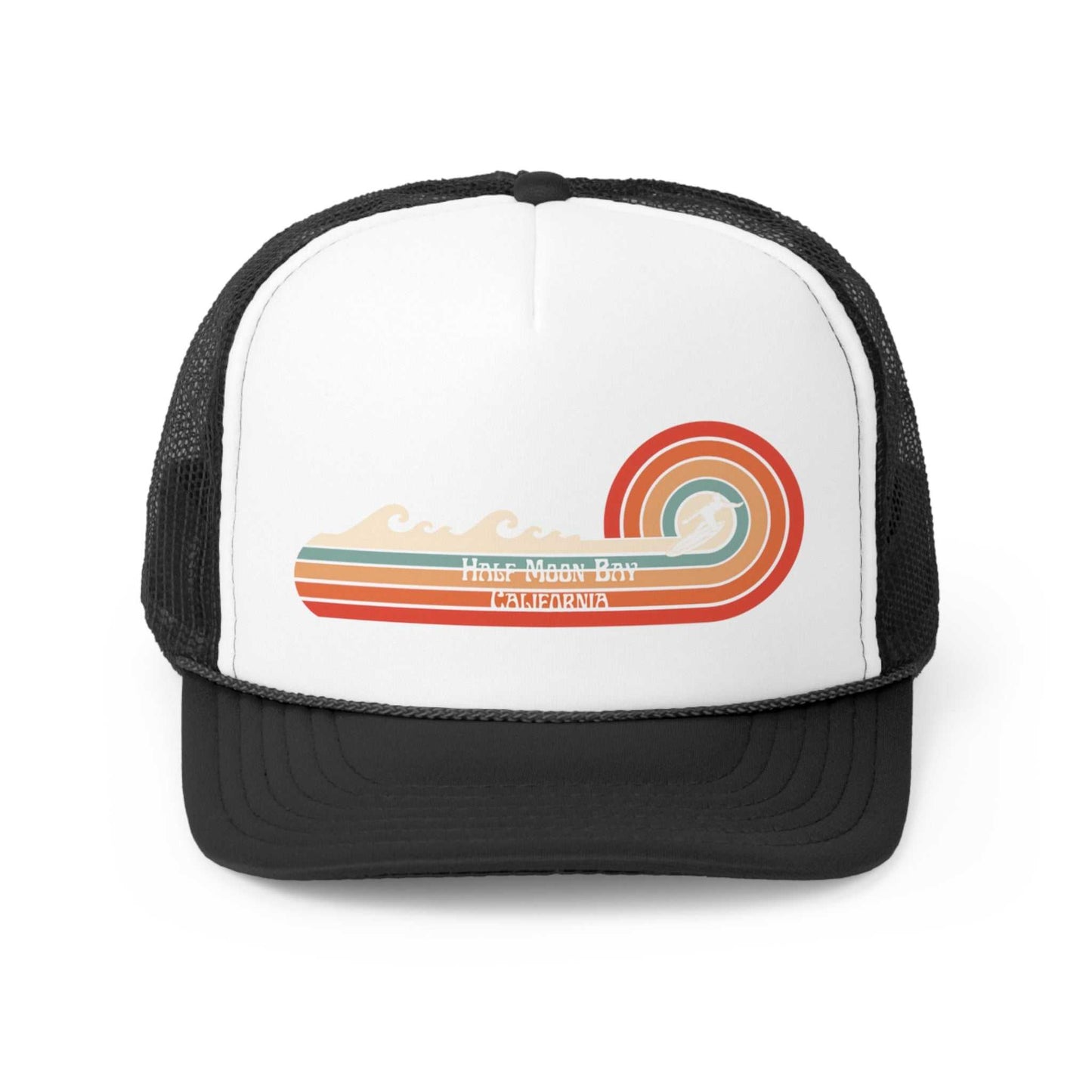 Retro Design Half Moon Bay Trucker Caps