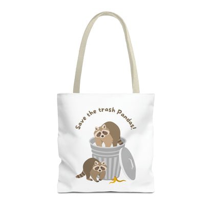 Save The Trash Pandas Tote Bag (AOP)