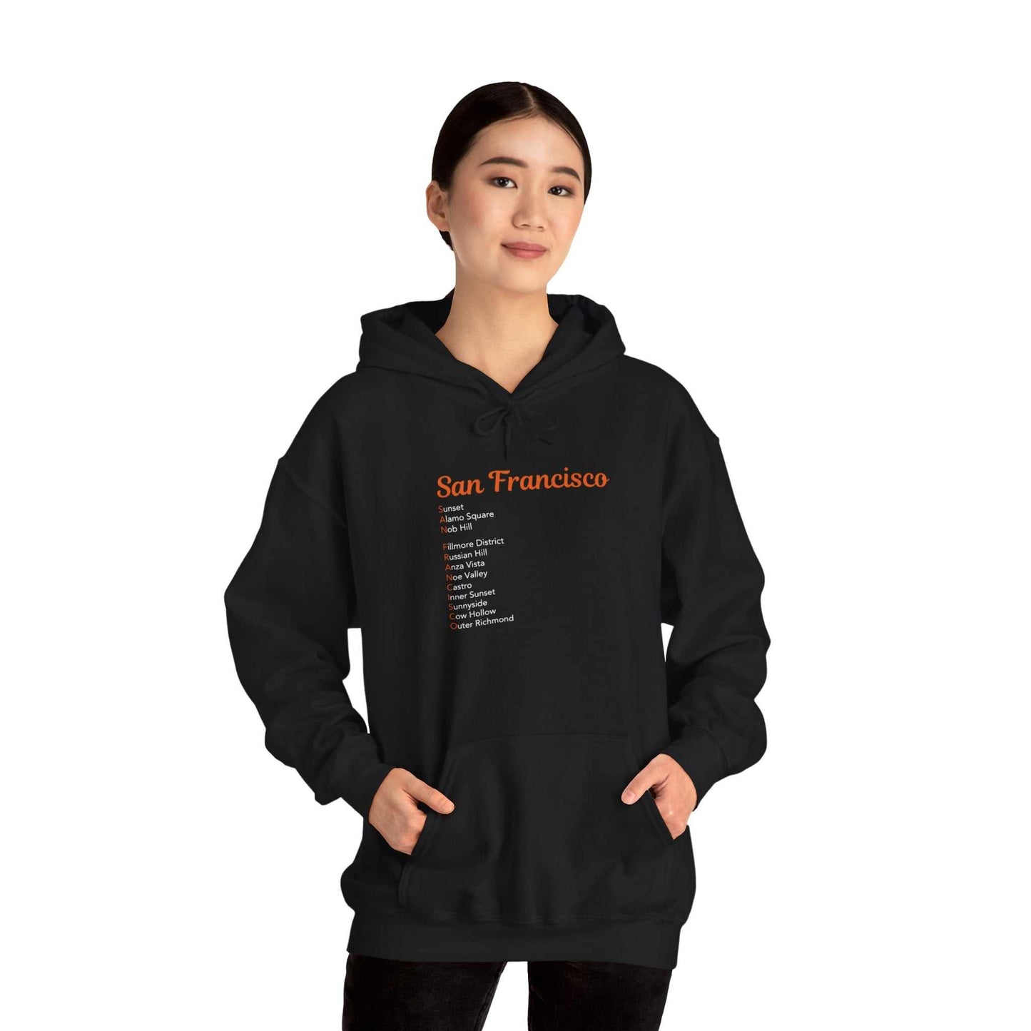 San Francisco Neighborhoods Unisex Heavy Blend™ Hooded Sweatshirt