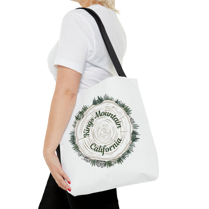 Kings Mountain Tree Cross Section Tote Bag (AOP)