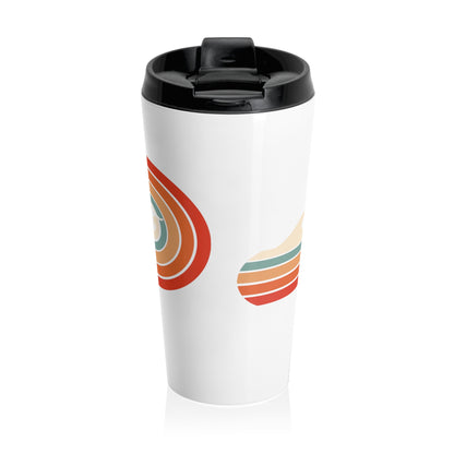 Retro Design Half Moon Bay Stainless Steel Travel Mug