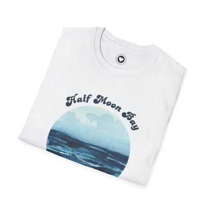 Half Moon Bay Ocean Unisex Softstyle T-Shirt