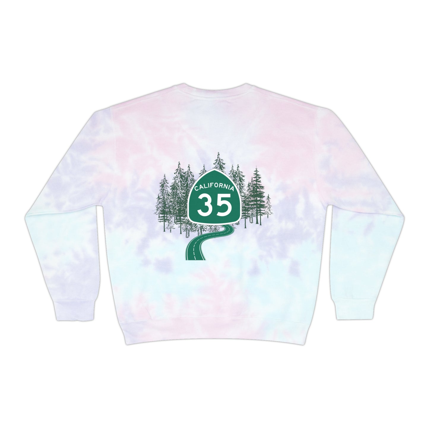 Highway 35 Unisex Tie-Dye Sweatshirt