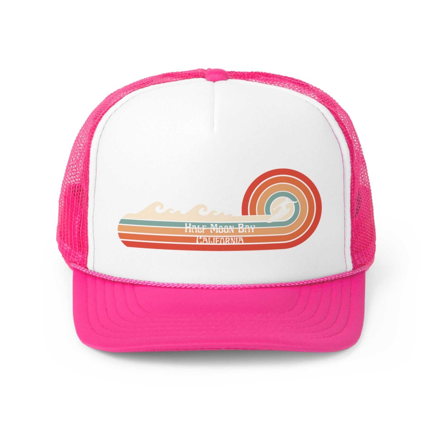 Retro Design Half Moon Bay Trucker Caps