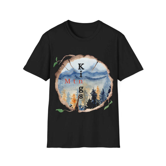Kings Mountain Water Color Unisex Softstyle T-Shirt