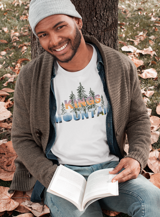 Kings Mountain Sunset Trees Unisex Softstyle T-Shirt